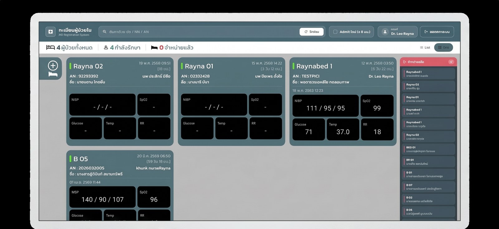 IRIS IPD dashboard
